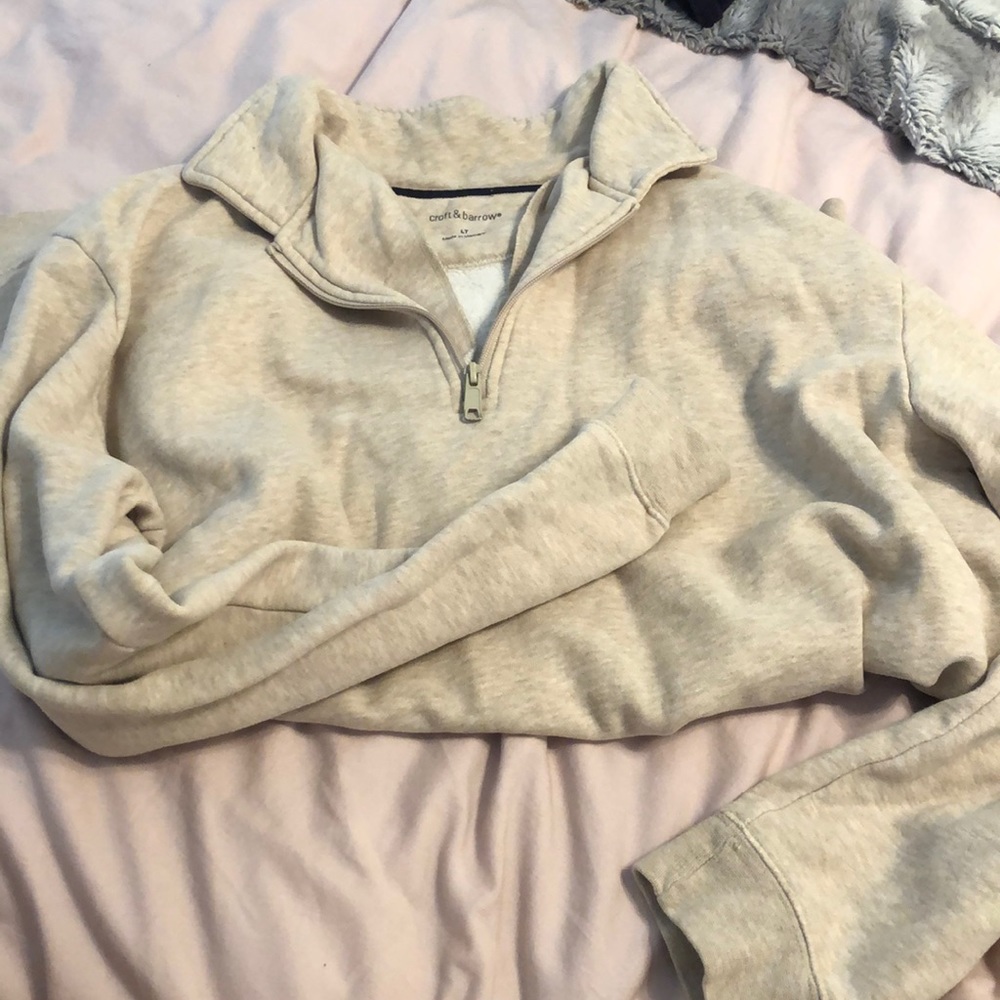 quarter-zip crewneck